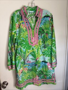 Carualha Couture Summer Fun Tropical Dress Size XL